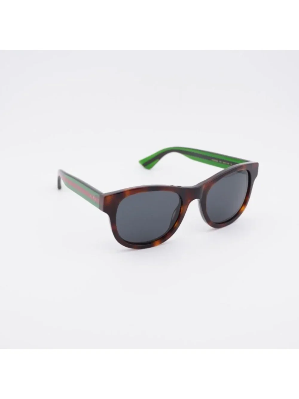 Gucci GG0003SN 003 Sunglasses Havana Square Frame, Grey Lenses